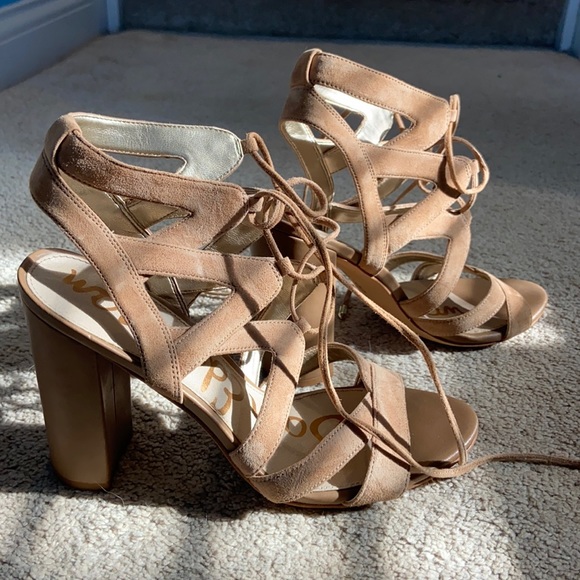 Sam Edelman beige heels - Picture 1 of 5